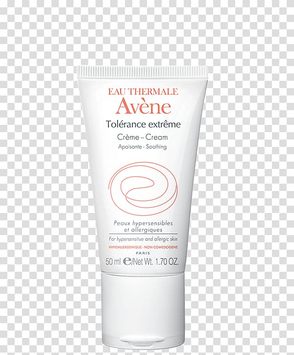 Cold cream Lotion Avène Sunscreen, tolerate transparent background PNG clipart