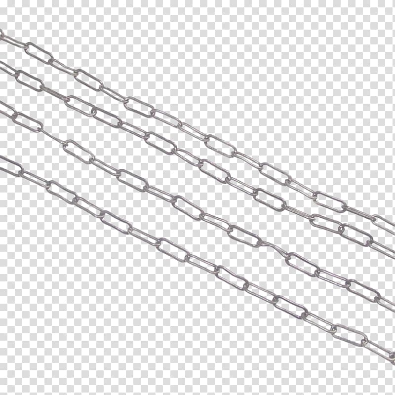 Chain Paper clip Sterling silver , chain transparent background PNG clipart