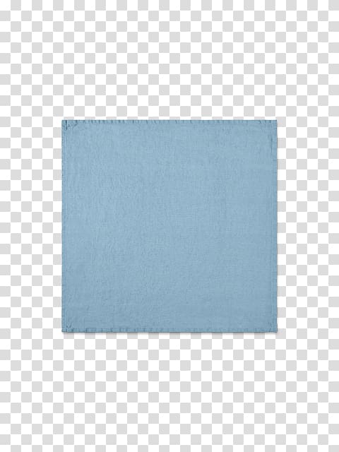Rectangle Place Mats Turquoise, table napkin transparent background PNG clipart