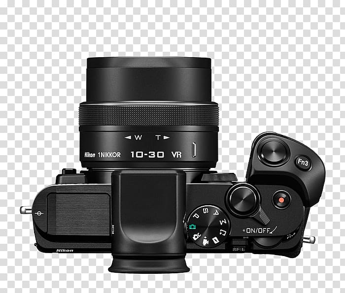 Nikon 1 V3 Nikon 1 S1 Nikon 1 AW1 Mirrorless interchangeable-lens camera, Camera transparent background PNG clipart