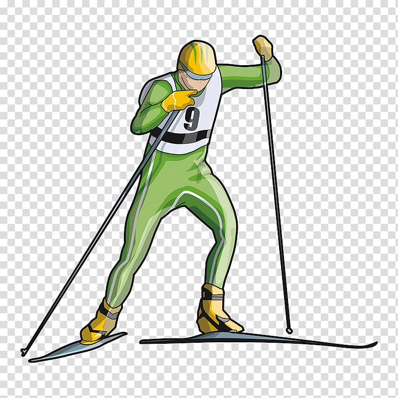 Ski pole Cross-country skiing Winter sport Winter Olympic Games, Skiing transparent background PNG clipart