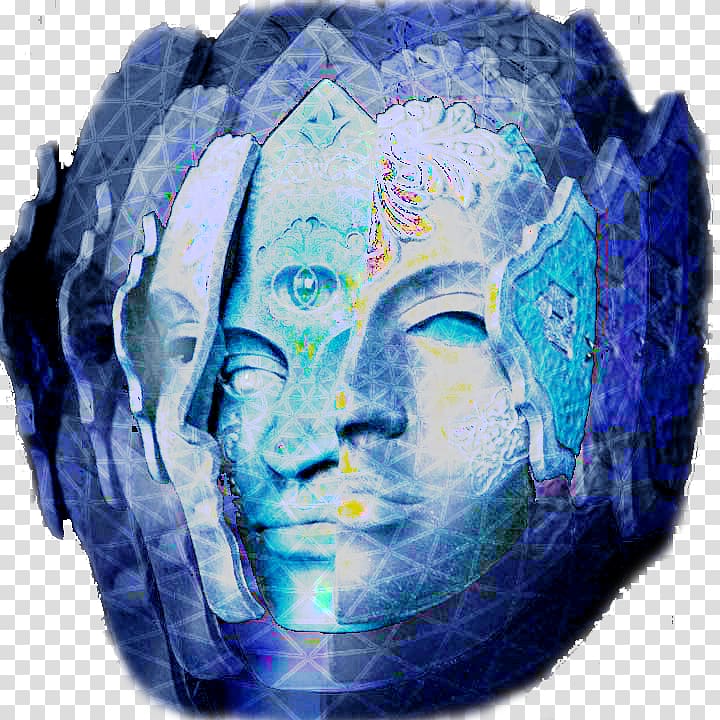 Dance Music Healing Science Cobalt blue, dance mask transparent background PNG clipart