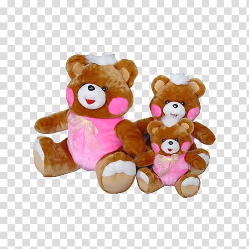 Teddy bear Stuffed toy, three little Bears transparent background PNG clipart