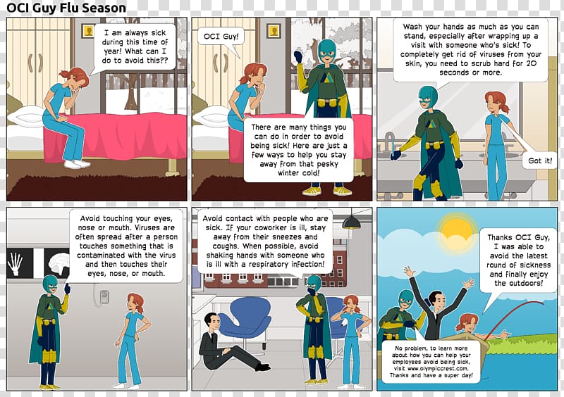 Flu season Influenza Common cold Health Comics, Oci U Magli transparent background PNG clipart