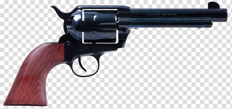 Colt Single Action Army Revolver .357 Magnum .38 Special Firearm, Handgun transparent background PNG clipart