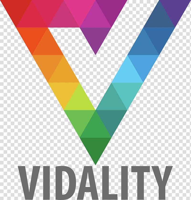 Graphic design Triangle Logo, vibrant transparent background PNG clipart