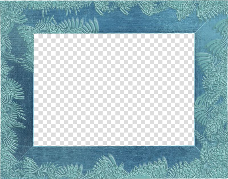 Blue Elements, Hong Kong Icon, Blue frame material free to pull transparent background PNG clipart