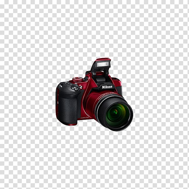 Point-and-shoot camera Nikon Zoom lens Bridge camera, Camera transparent background PNG clipart