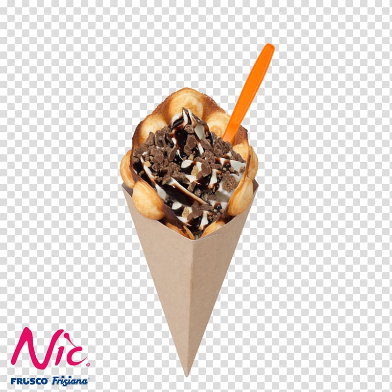 Chocolate ice cream Waffle Gelato Ice Cream Cones, bubble Waffle transparent background PNG clipart