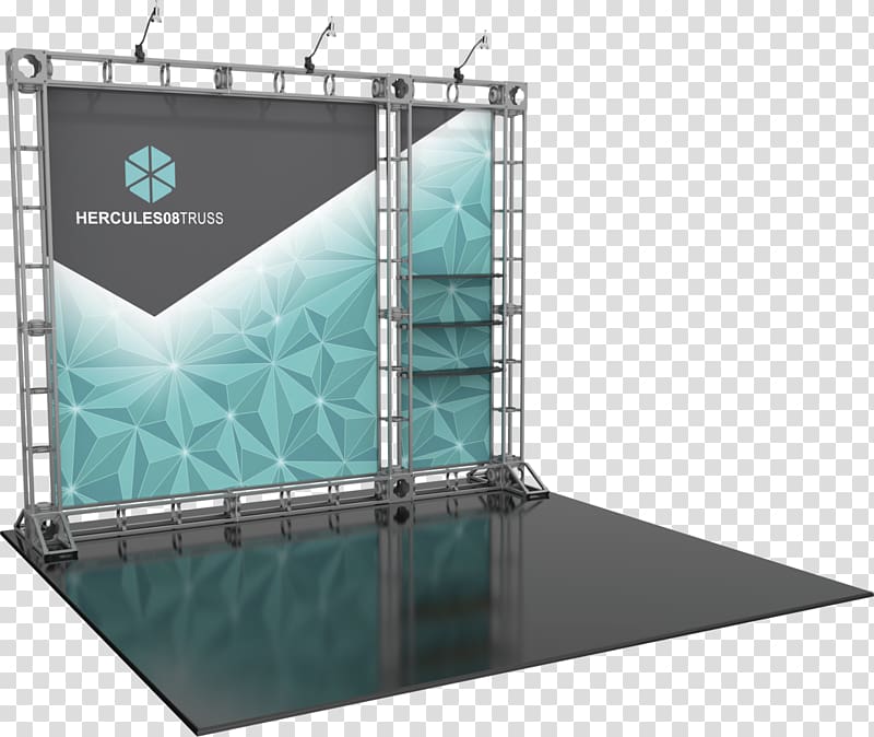 Truss Structure Textile Trade show display, Stand Banner transparent background PNG clipart