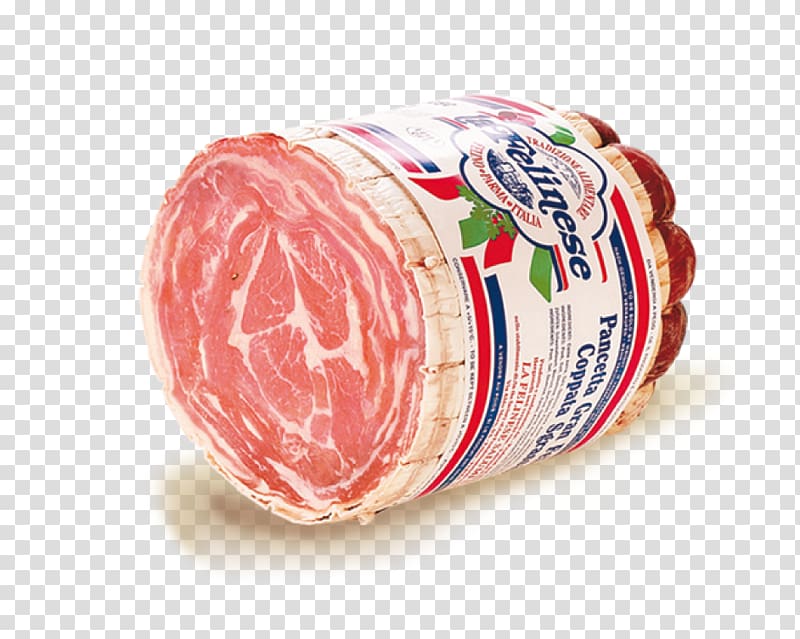 Genoa salami Capocollo Soppressata Pancetta, ham transparent background PNG clipart