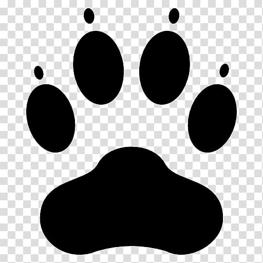Dog Cat Animal track Paw, purple logo transparent background PNG clipart