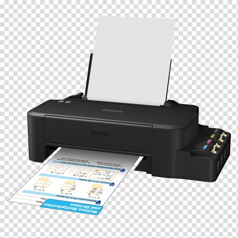 Epson Printer Continuous ink system Inkjet printing, printer transparent background PNG clipart