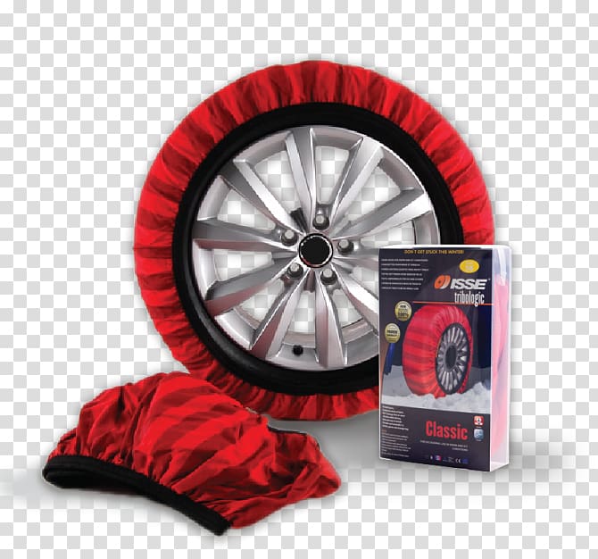 Tire Car Snow socks Snow chains, car transparent background PNG clipart