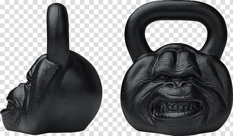 Gorilla Orangutan Chimpanzee Kettlebell Dumbbell, gorilla transparent background PNG clipart