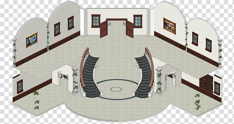 Hall Habbo Room Idea House, others transparent background PNG clipart