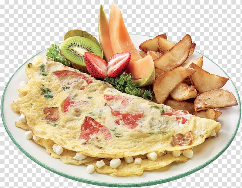 ham and cheese omelette clipart