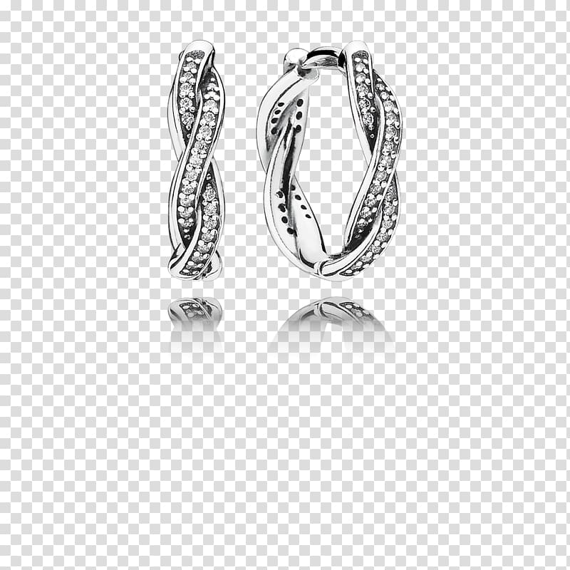 Earring Pandora Cubic zirconia Jewellery Discounts and allowances, Jewellery transparent background PNG clipart