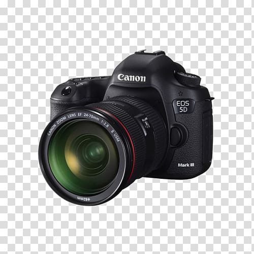 Canon EOS 5D Mark III Canon EF lens mount, Camera transparent background PNG clipart