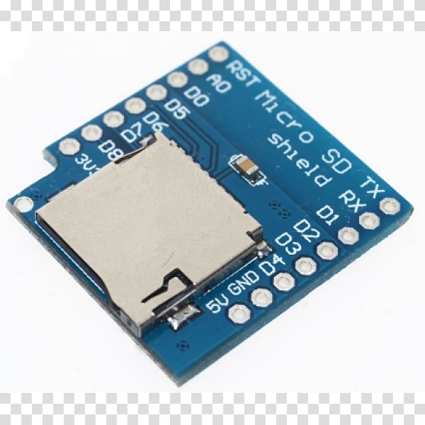 ESP8266 Arduino Flash memory Electronics NodeMCU, Wemos D1 Mini transparent background PNG clipart