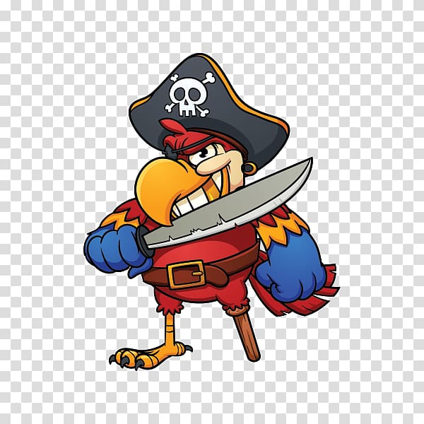 Pirate Parrot Cartoon Piracy, parrot transparent background PNG clipart