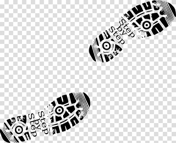 shoe footprint clipart