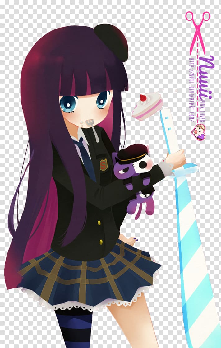 School uniform Black hair JPEG Mangaka Brown hair, anime girl ings transparent background PNG clipart