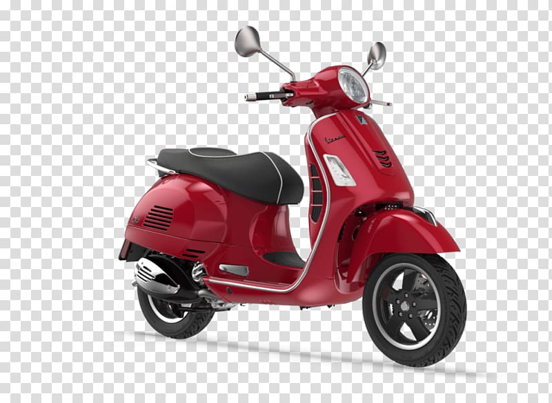 Piaggio Vespa GTS 300 Super Scooter Motorcycle, vespa motorcycle transparent background PNG clipart
