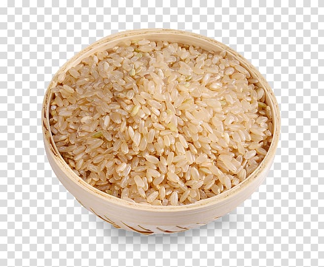 bowl of rice art, Brown rice Rice cereal Cereal germ, Yellow rice bowl transparent background PNG clipart