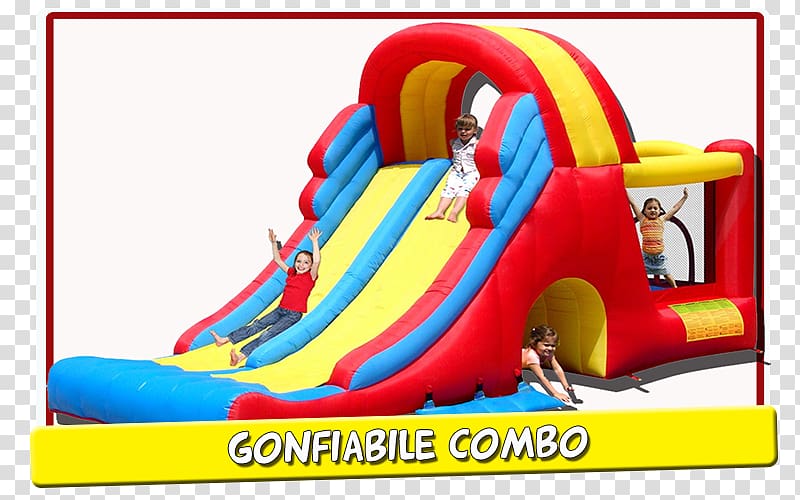 Inflatable Bouncers Child Playground slide Castle, child transparent background PNG clipart