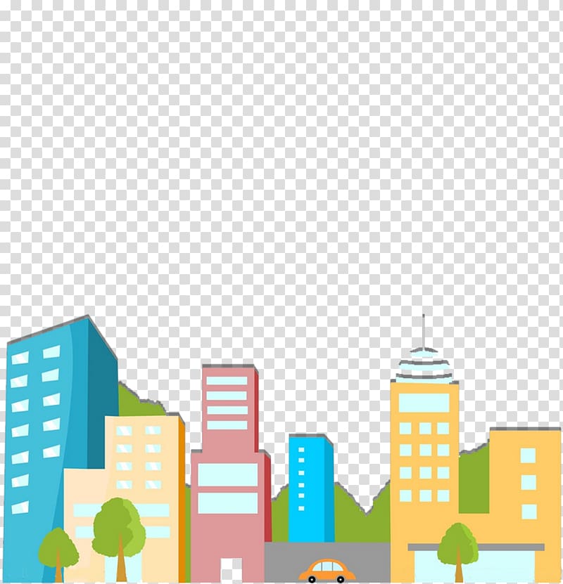 China u99acu885bu83ef Chinese television drama, Cartoon city building material transparent background PNG clipart