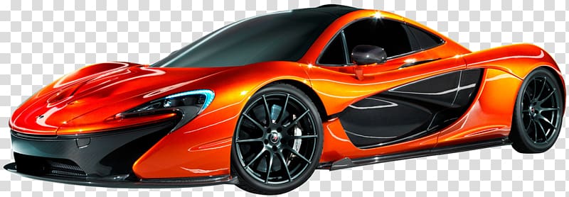 Sports car McLaren P1 McLaren Automotive, car transparent background PNG clipart