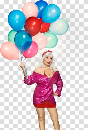 Balloon Magenta, balloon transparent background PNG clipart thumbnail