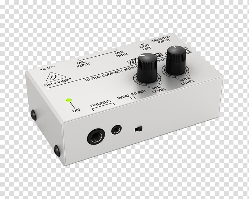 Behringer Micromon MA400 Headphones Audio power amplifier Headphone amplifier Audio Mixers, Headphone Amplifier transparent background PNG clipart