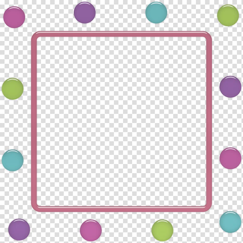 Frames Polka dot Violet, dots transparent background PNG clipart