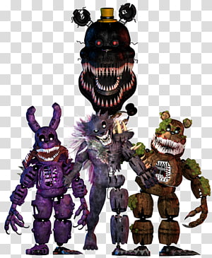 FNAF ⭐The Twisted Ones ⭐ - Nightmare Capa Desenho!