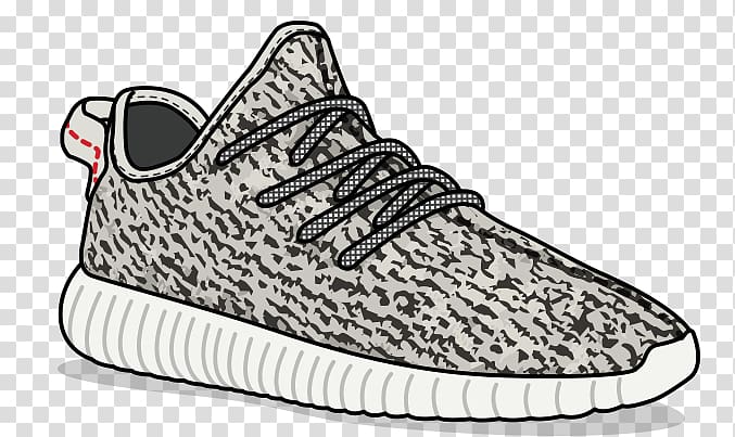 Download Yeezy Drawing Supreme - Yeezy Boost 350 V2 Supreme White