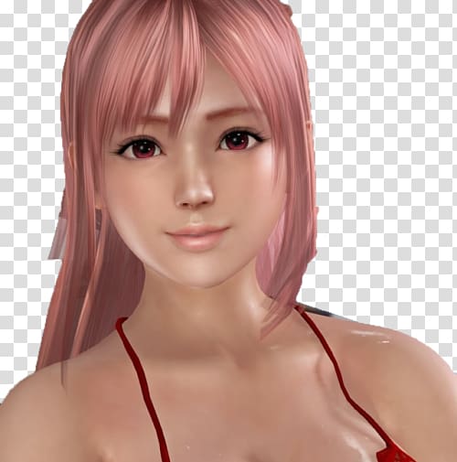 Dead or Alive Xtreme 3 Ayane Brown hair Bob cut, Glenn Rhee transparent background PNG clipart