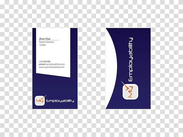 Logo Brand Font, Modern Business Cards Design transparent background PNG clipart
