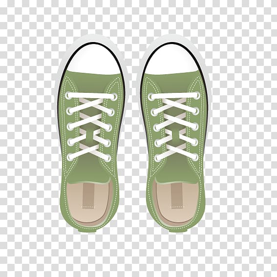 Slipper Shoe Sneakers High-heeled footwear, Light green autumn shoes transparent background PNG clipart