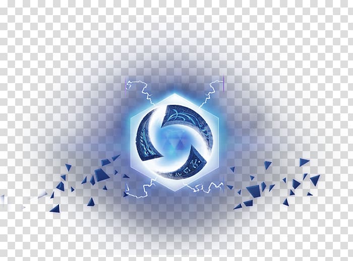 white and blue logo, Light Blue Flash Android, Blue simple debris lightning effect element transparent background PNG clipart