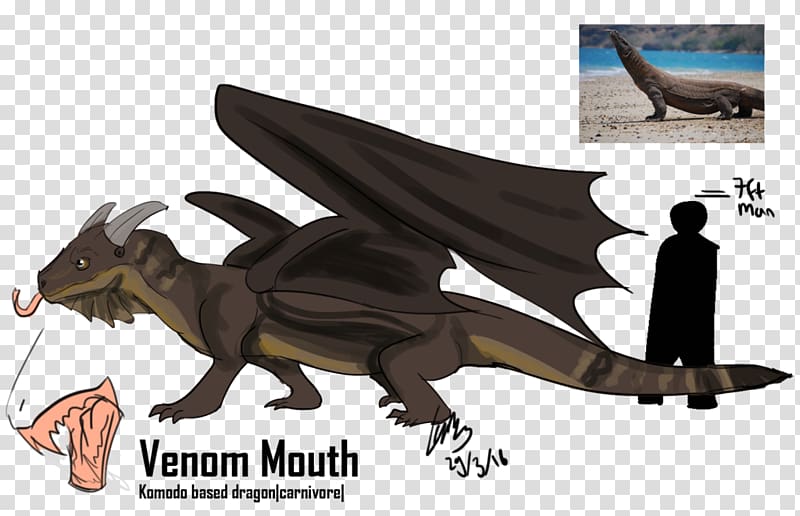 Komodo dragon Animal Venom Fantasy, dragon transparent background PNG clipart