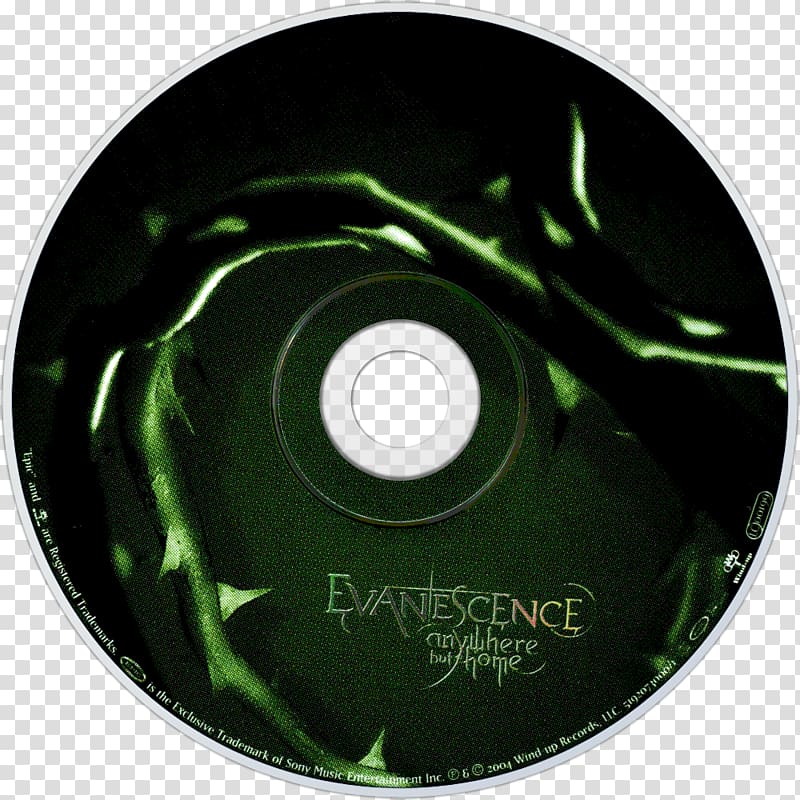 Compact disc Anywhere but Home Evanescence Music, Evanescence Ep transparent background PNG clipart