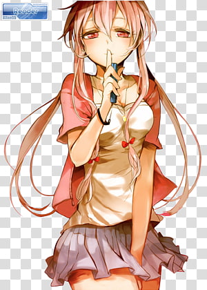 Aru Akise Yuno Gasai Future Diary Yukiteru Amano GIF, aru akise transparent  background PNG clipart