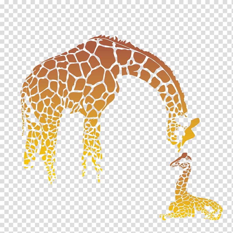 Giraffe Mother\'s Day Infant, Giraffe Family Icon transparent background PNG clipart