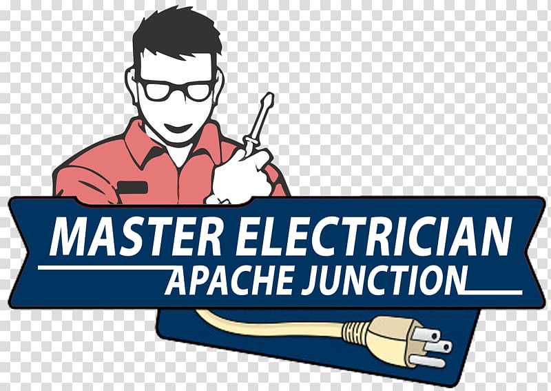 Apache Junction Logo Brand, Master Electrician transparent background PNG clipart