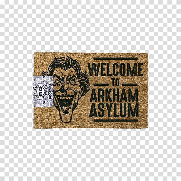 Batman: Arkham Asylum Joker Batcave Batman: Arkham City, Door Mat transparent background PNG clipart