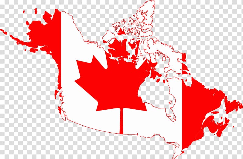 Flag of Canada United States Map, Canada transparent background PNG clipart
