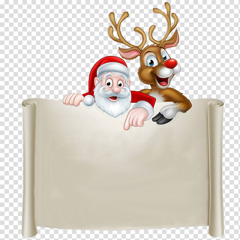 Santa Claus\'s reindeer Rudolph Santa Claus\'s reindeer Christmas, Santa transparent background PNG clipart
