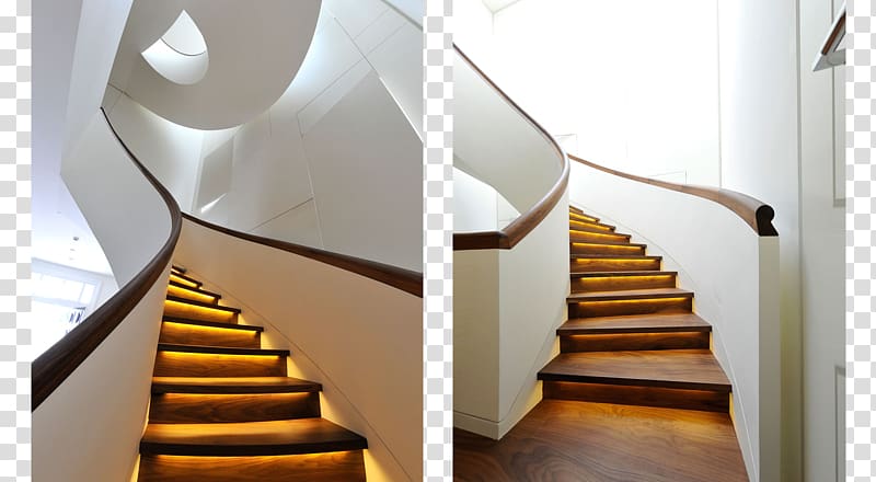 Architectural lighting design Stairs Interior Design Services, light transparent background PNG clipart
